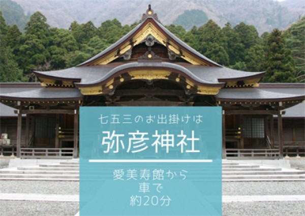 七五三参りは弥彦神社が近い！